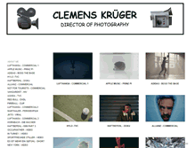 Tablet Screenshot of clemenskrueger.com